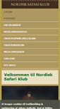Mobile Screenshot of nordisksafariklub.com